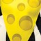 Cheese Wedge Adult Costume Halloween Funny Yellow Poly-Foam Tunic Food Party Outfit